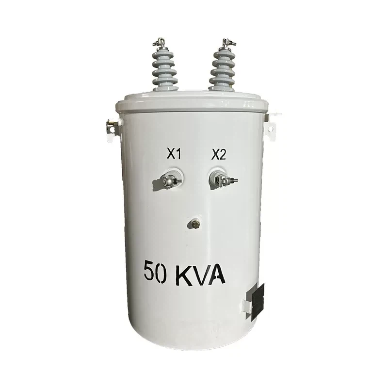 50kva_single_phase_pole_distribution_transformer_oil_immersed_12470v_to_277v